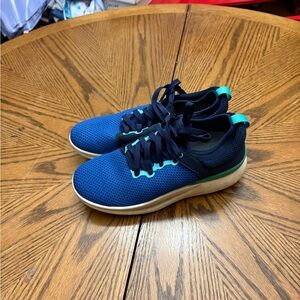 Klogs Navy Sneakers with Teal Accent